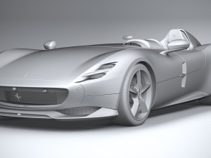 Ferrari Monza SP1 2019 3D Model