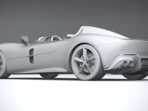 Ferrari Monza SP1 2019 3D Model