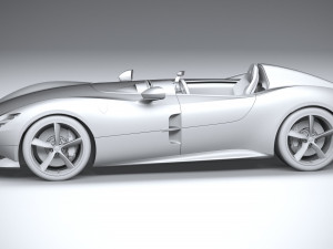 Ferrari Monza SP1 2019 3D Model