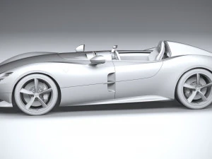 Ferrari Monza SP1 2019 3D Model