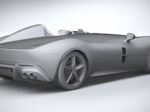 Ferrari Monza SP1 2019 3D Model