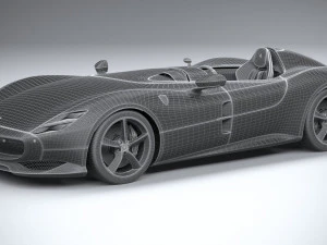 Ferrari Monza SP1 2019 3D Model