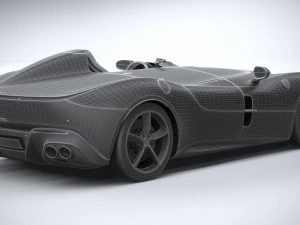 Ferrari Monza SP1 2019 3D Model
