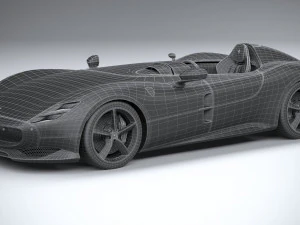 Ferrari Monza SP1 2019 3D Model