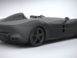 Ferrari Monza SP1 2019 3D Model