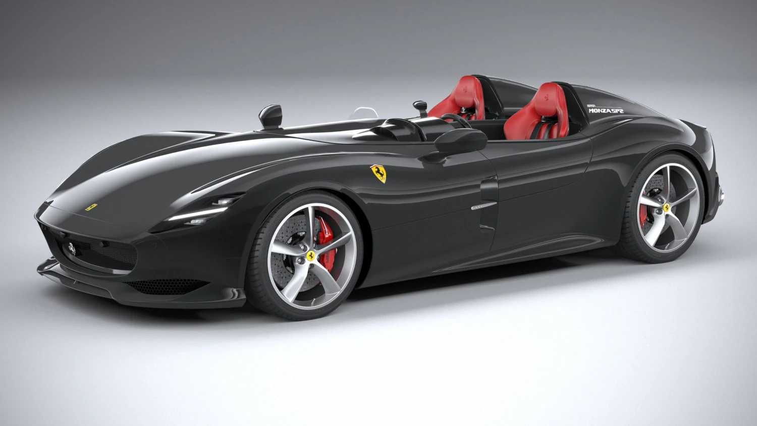Ferrari Monza SP2 2019 3D Model .c4d .max .obj .3ds .fbx .stl .blend 