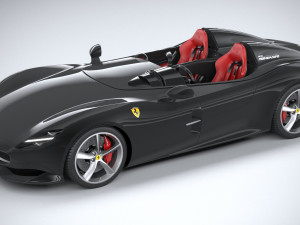 Ferrari Monza SP2 2019 3D Model
