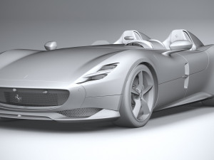 Ferrari Monza SP2 2019 3D Model