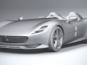 Ferrari Monza SP2 2019 3D Model