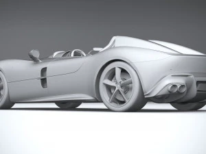 Ferrari Monza SP2 2019 3D Model