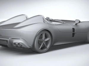 Ferrari Monza SP2 2019 3D Model