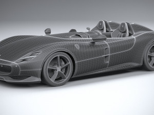 Ferrari Monza SP2 2019 3D Model
