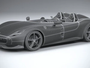 Ferrari Monza SP2 2019 3D Model