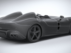 Ferrari Monza SP2 2019 3D Model