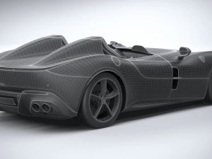 Ferrari Monza SP2 2019 3D Model