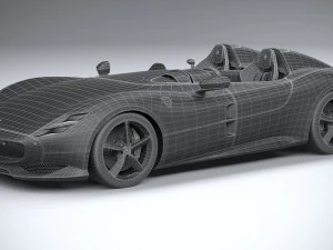 Ferrari Monza SP2 2019 3D Model
