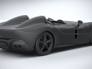 Ferrari Monza SP2 2019 3D Model