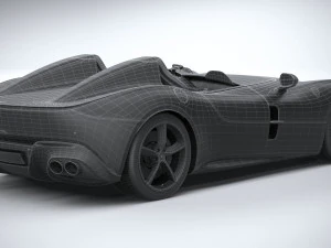 Ferrari Monza SP2 2019 3D Model