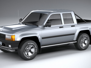 Generic Pickup 1980 3D Model
