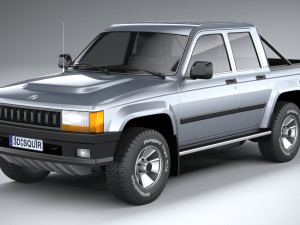 Generic Pickup 1980 3D 模型