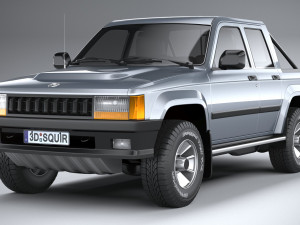 Generic Pickup 1980 3D 模型