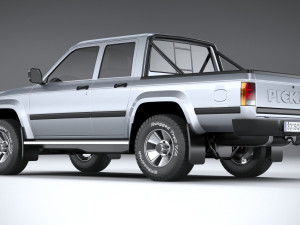 Generic Pickup 1980 3D 模型