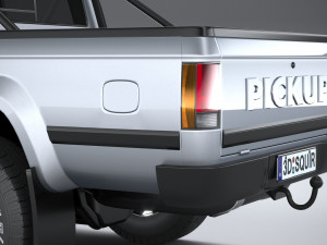 Generic Pickup 1980 3D 模型