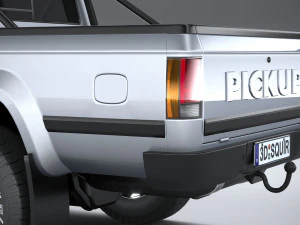 Generic Pickup 1980 3D Model