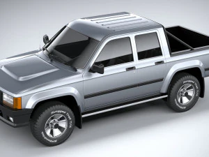Generic Pickup 1980 3D Model