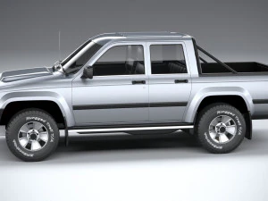 Generic Pickup 1980 3D Model