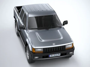 Generic Pickup 1980 3D Model