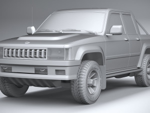 Generic Pickup 1980 3D 模型