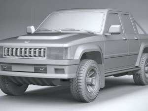 Generic Pickup 1980 3D Model