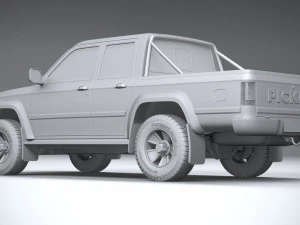 Generic Pickup 1980 3D Model