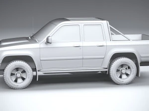 Generic Pickup 1980 3D Model