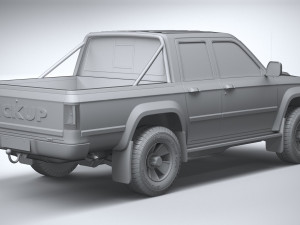 Generic Pickup 1980 3D 模型