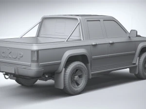 Generic Pickup 1980 3D Model