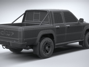 Generic Pickup 1980 3D 模型