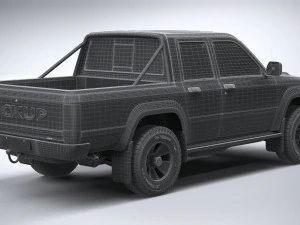 Generic Pickup 1980 3D Model