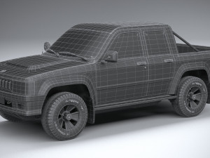 Generic Pickup 1980 3D 模型