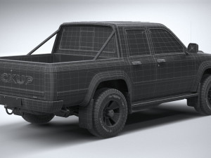 Generic Pickup 1980 3D 模型