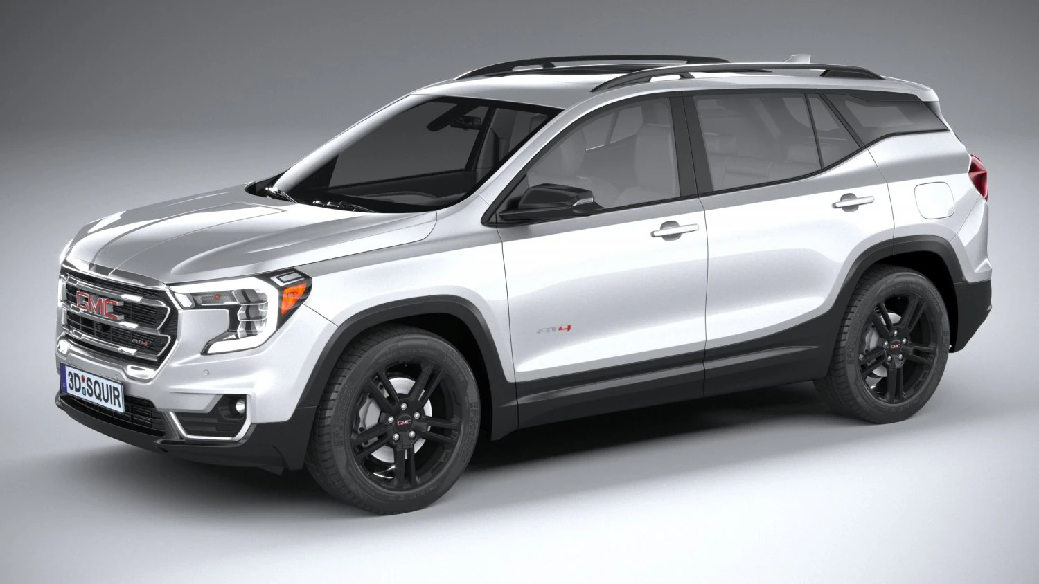 GMC Terrain AT4 2022 3D Model .c4d .max .obj .3ds .fbx .stl .blend 
