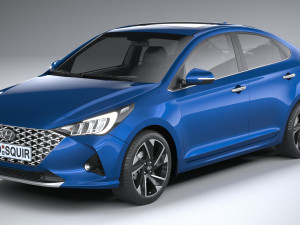 Hyundai Verna 2020 Modelo 3D