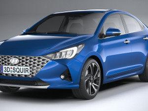 Hyundai Verna 2020 Modelo 3D