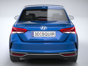 Hyundai Verna 2020 Modelo 3D