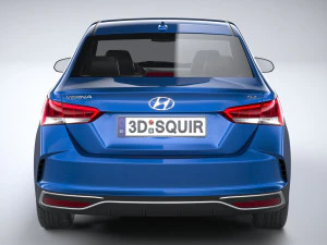 Hyundai Verna 2020 3D Model