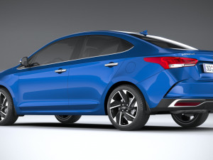 Hyundai Verna 2020 Modelo 3D