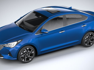 Hyundai Verna 2020 Modelo 3D