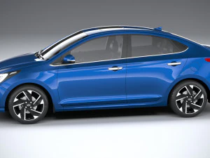 Hyundai Verna 2020 3D Model
