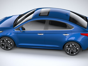 Hyundai Verna 2020 Modelo 3D